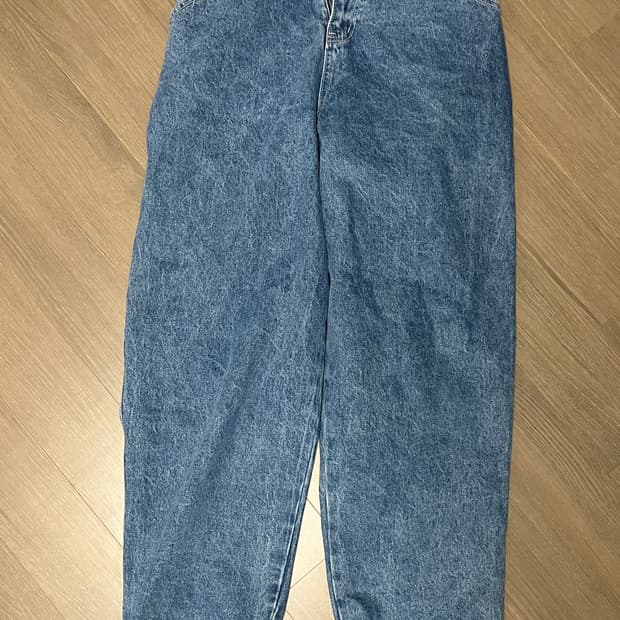 스웨이드 포켓 데님 블루