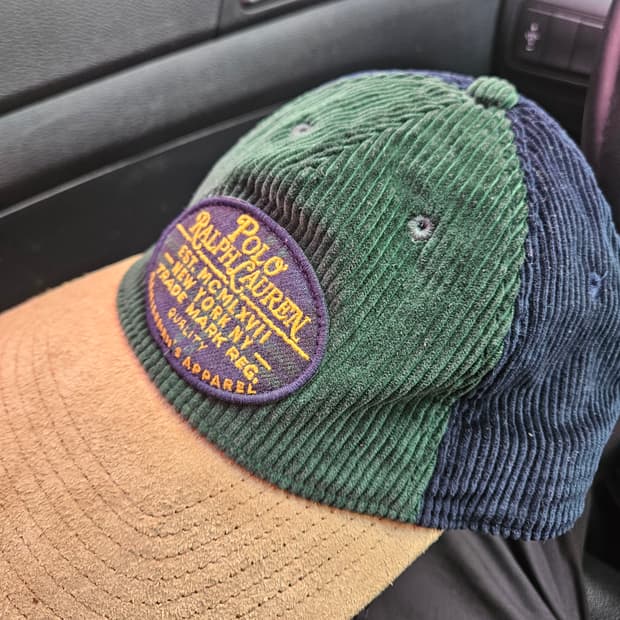 폴로 코듀로이 스웨이드볼캡 정품 