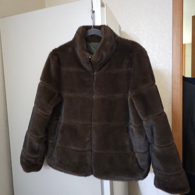 셀렙샵 구스다운 퍼 양면코트