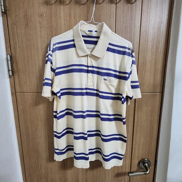 (M)LEE 빈티지 반팔 카라 티셔츠 쌍방울 제작