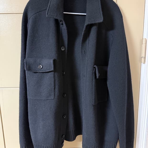 유니클로 u 램스울 니트자켓 XL. 상태굿