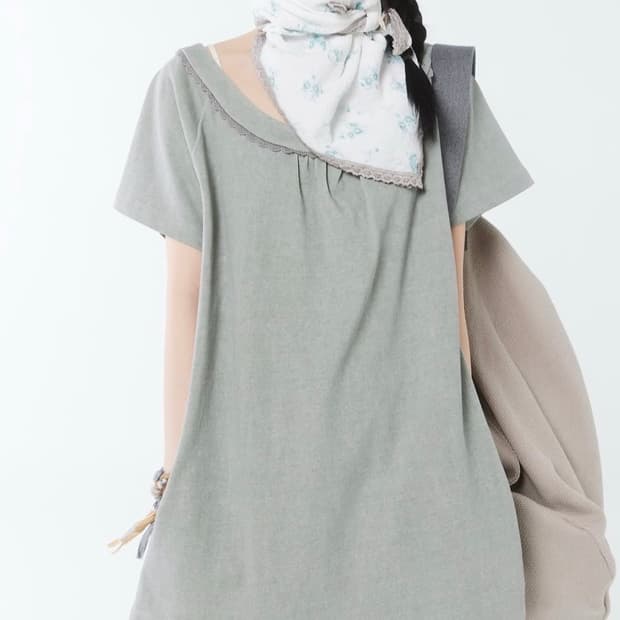 콜로신스 Oz Top dress Mint Khaki