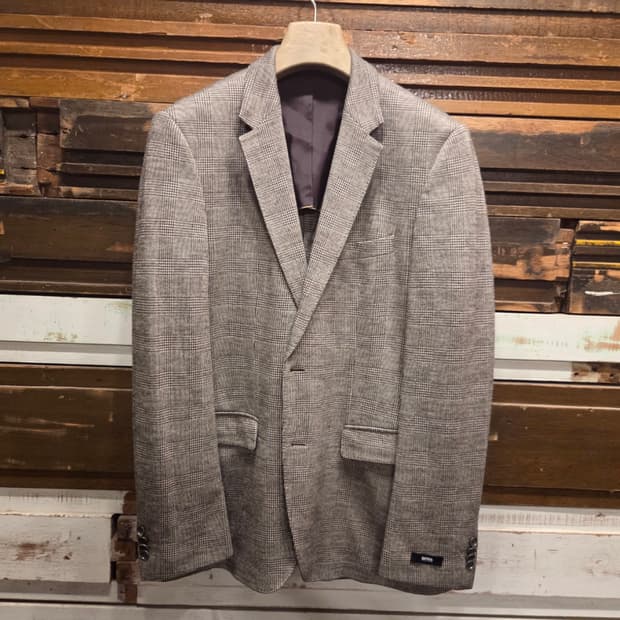 휴고보스 플란넬자켓