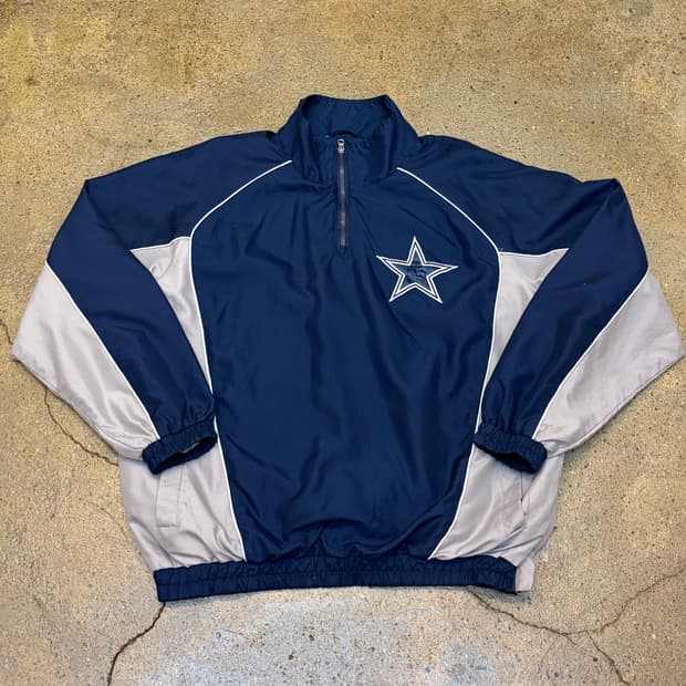 00s USA 미국 빈티지 NFL 달라스 아노락 바람막이