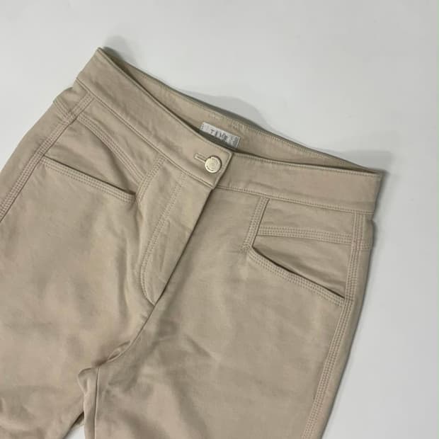 타임 한섬 20년 신형 포스트모던 부츠컷 코튼 블렌드 팬츠