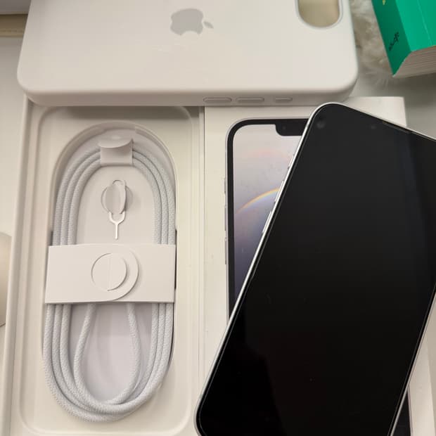 아이폰16e 256 기가 화이트 풀박스