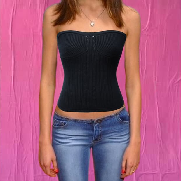 Uniqlo x Mame Kurogouchi Tube top