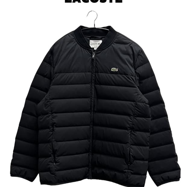 라코스테 블루종 구스다운 경량 패딩 자켓