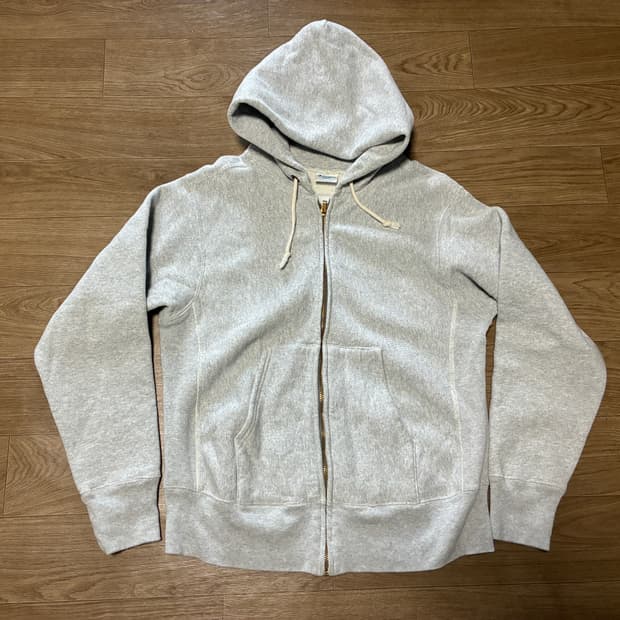 L) 챔피온 리버스위브 후드집업 라이트 그레이