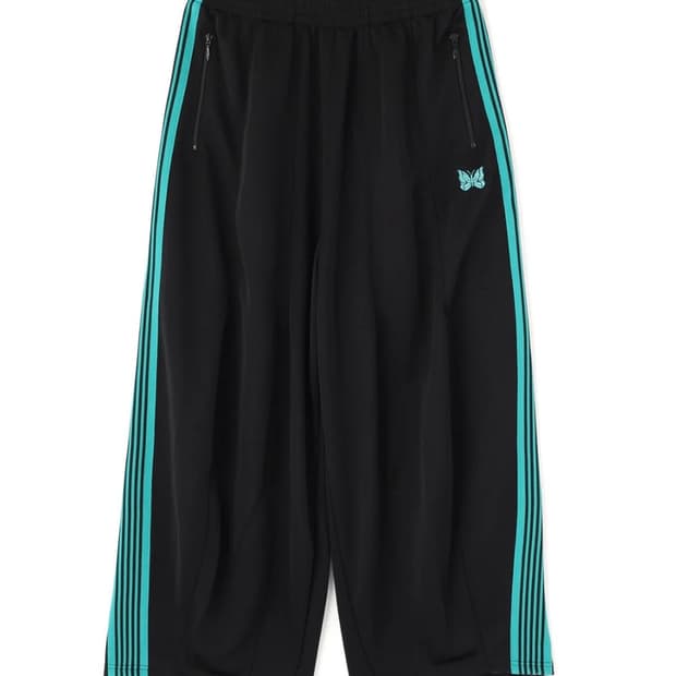 니들스 B'2nd HD 트랙 팬츠 폴리 스무스 블랙 그린 민트