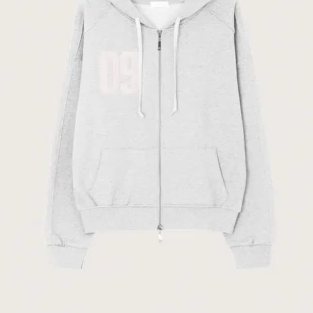 클리시어 09 후드집업 멜란지 새상품