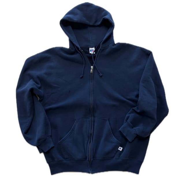 90s USA Russell Zip-up Hoodie