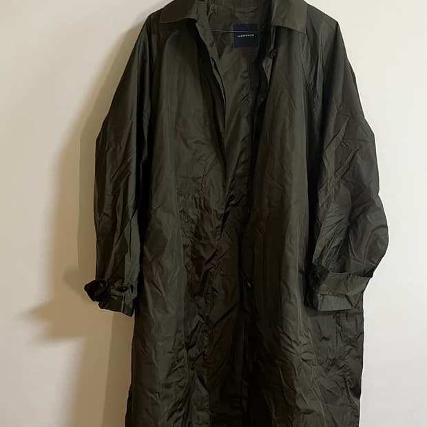 The cashmere 더 캐시미어 한섬 나일론 롱자켓