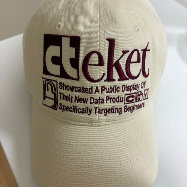 teket 테켓 plan cap 크림 색상