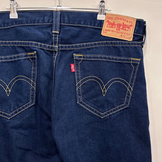 리바이스 아이코닉 TYPE1 진청 데님팬츠