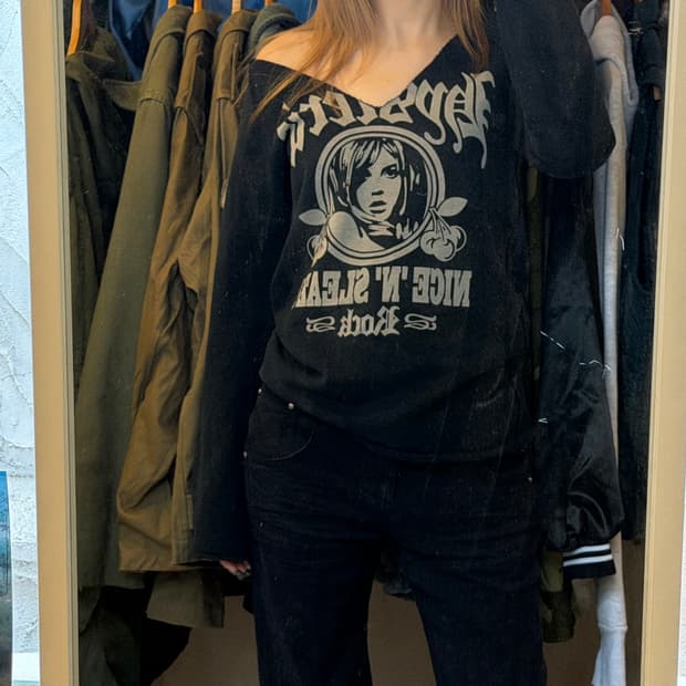 Hysteric Glamour Cut Saw Long Sleeve