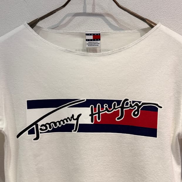 Tommy Jeans Logo White T (Made In U.S.A)