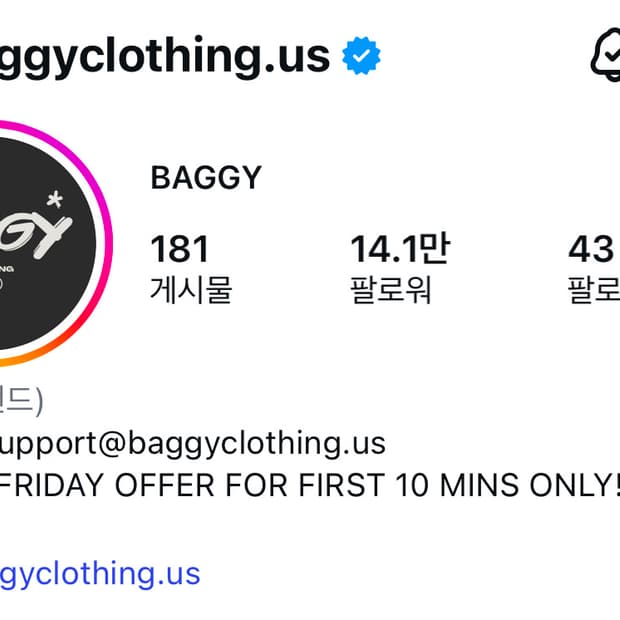 Baggyclothing 배기 클로징 데님 팬츠