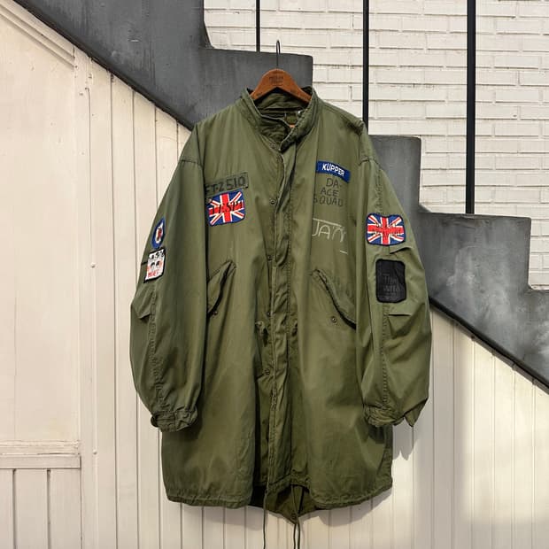 70s Us Amry m65피쉬테일 파카 라이너 포함