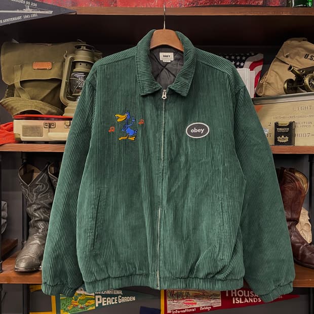 오베이 노매드 코듀로이 퀼팅 누빔 자켓