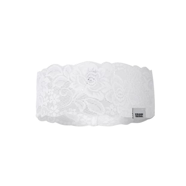 크랭크 LACE VEIL HEADBAND_WHITE