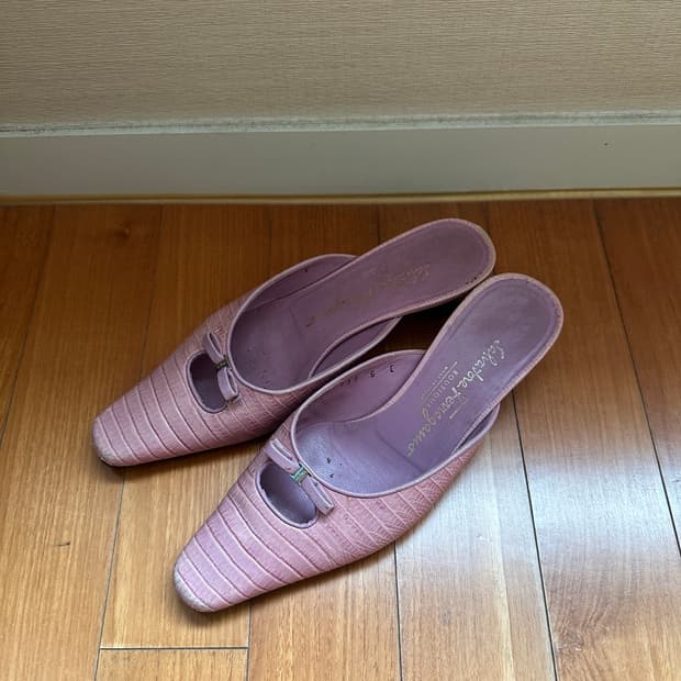 정품빈티지 페라가모 뮬(225-230)
