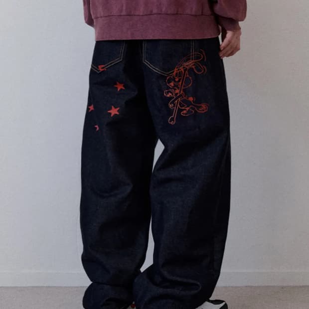 리트리버클럽 레빗데님팬츠