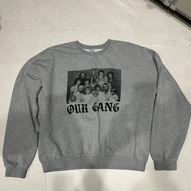 너티새비지 아워갱 맨투맨 1사이즈.