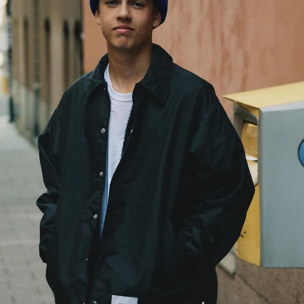 더블탭스 보아 옥스포드 코치자켓 블랙 3사이즈