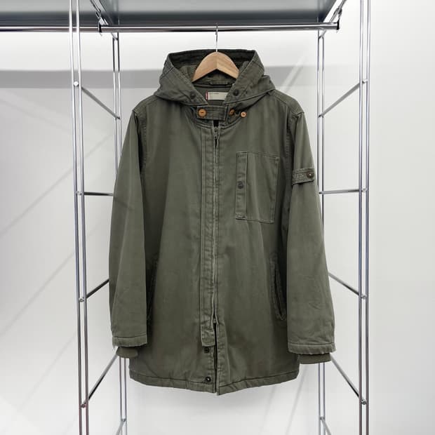 00s 리바이스 밀리터리 와펜 후드 야상 파카 (XL)