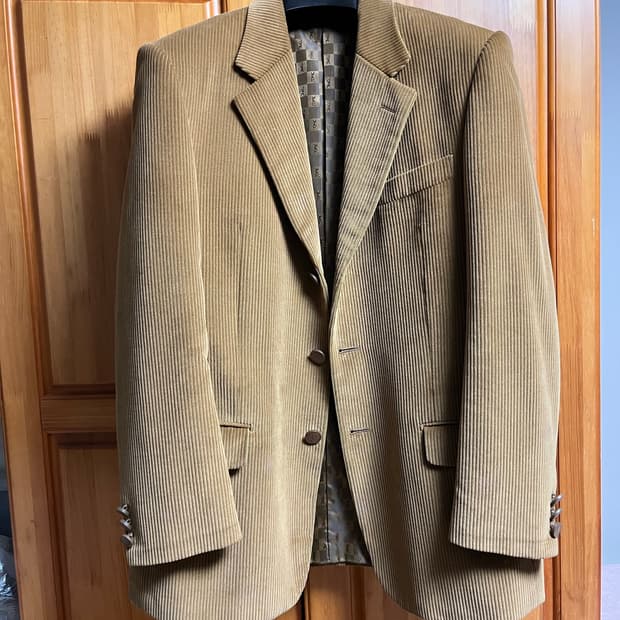 입생로랑 코듀로이 블레이저