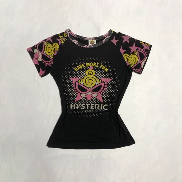 히스테릭미니 티셔츠 블랙
