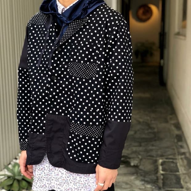 엔지니어드 가먼츠 폴카 도트 로이터 자켓