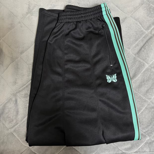 니들스 x 스튜디오스 H.D. 트랙 팬츠 폴리 스무스 블랙2 