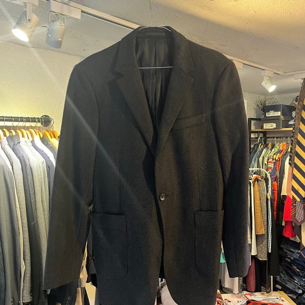 솔리드옴므 헤링본 울 블레이저 (48)