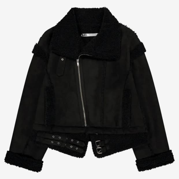 퍼 시어링 자켓 (무스탕)