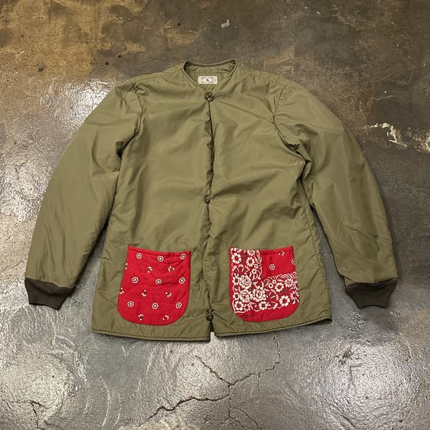 반다나 리워크 밀리터리 빈티지 라이너 XL