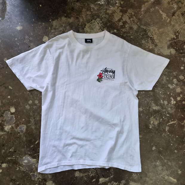 L) 스투시 티키 트라이브 반팔티 반팔티셔츠 스트릿패션