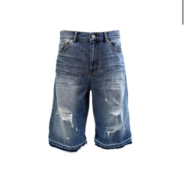 파아카이브 파프롬왓 빈티지 진 쇼츠 블루