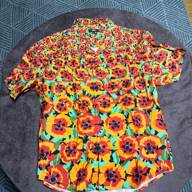 스투시 하와와안스타일 셔츠