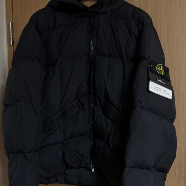 [XXL] 19FW 스톤아일랜드 크링클랩스 패딩 후드 711540223