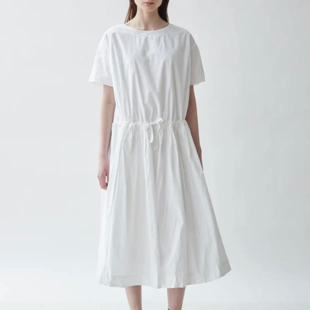 casey casey - cotton ruched dress