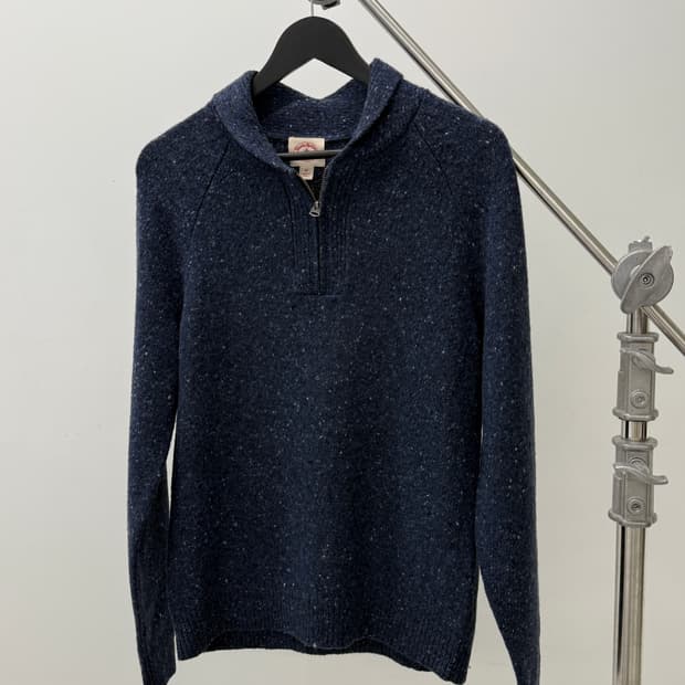 브룩스 브라더스 니트 반집업 M