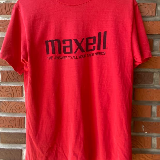 80s maxell tshirt