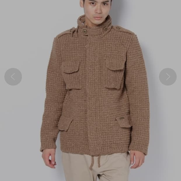 정품 Bark 바크 M-65 니팅 자켓