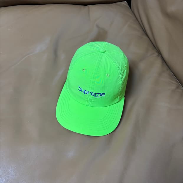 Supreme 슈프림 라임 6패널 볼캡 모자 (Lime)