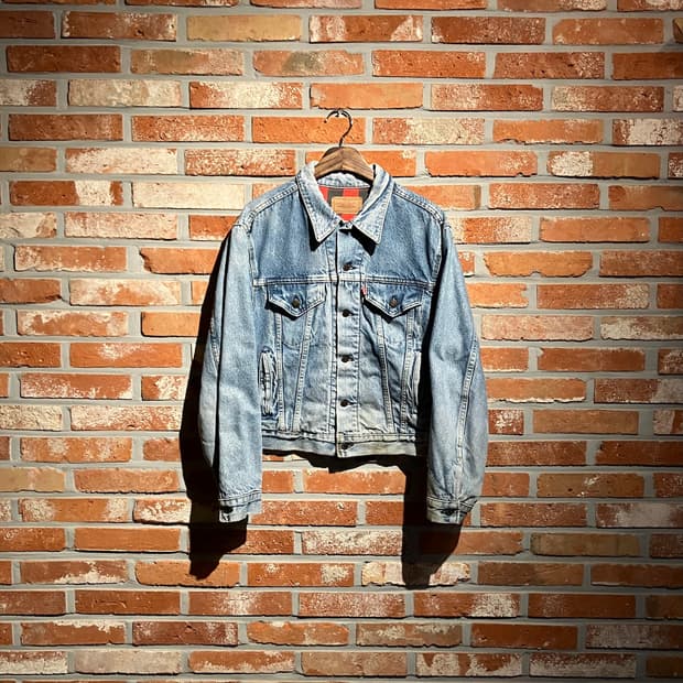 80s 90s USA 빈티지 리바이스 버팔로 안감 3세대 데님 자켓