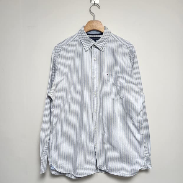 타미힐피거Tommy 스트라이프 옥스포드 셔츠 - S149