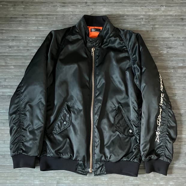 00’s Rettering nylon black MA-1