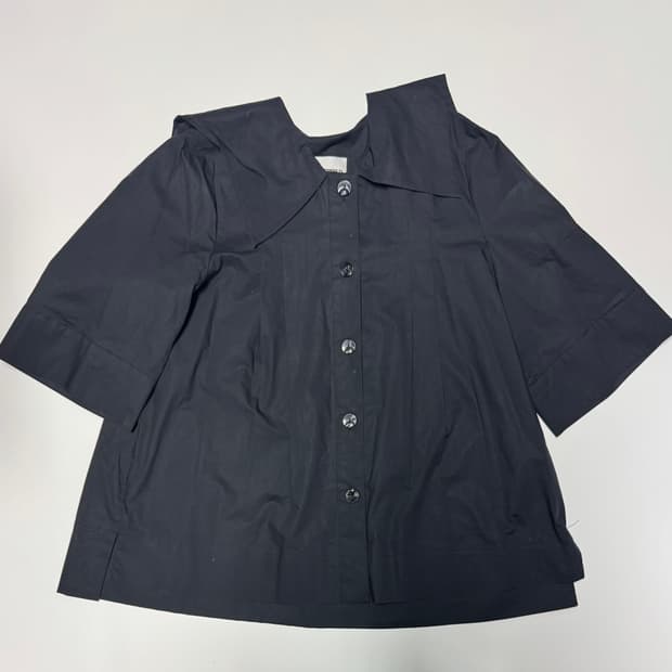 여성 칼라거펠트 세일러 카라 블라우스 셔츠